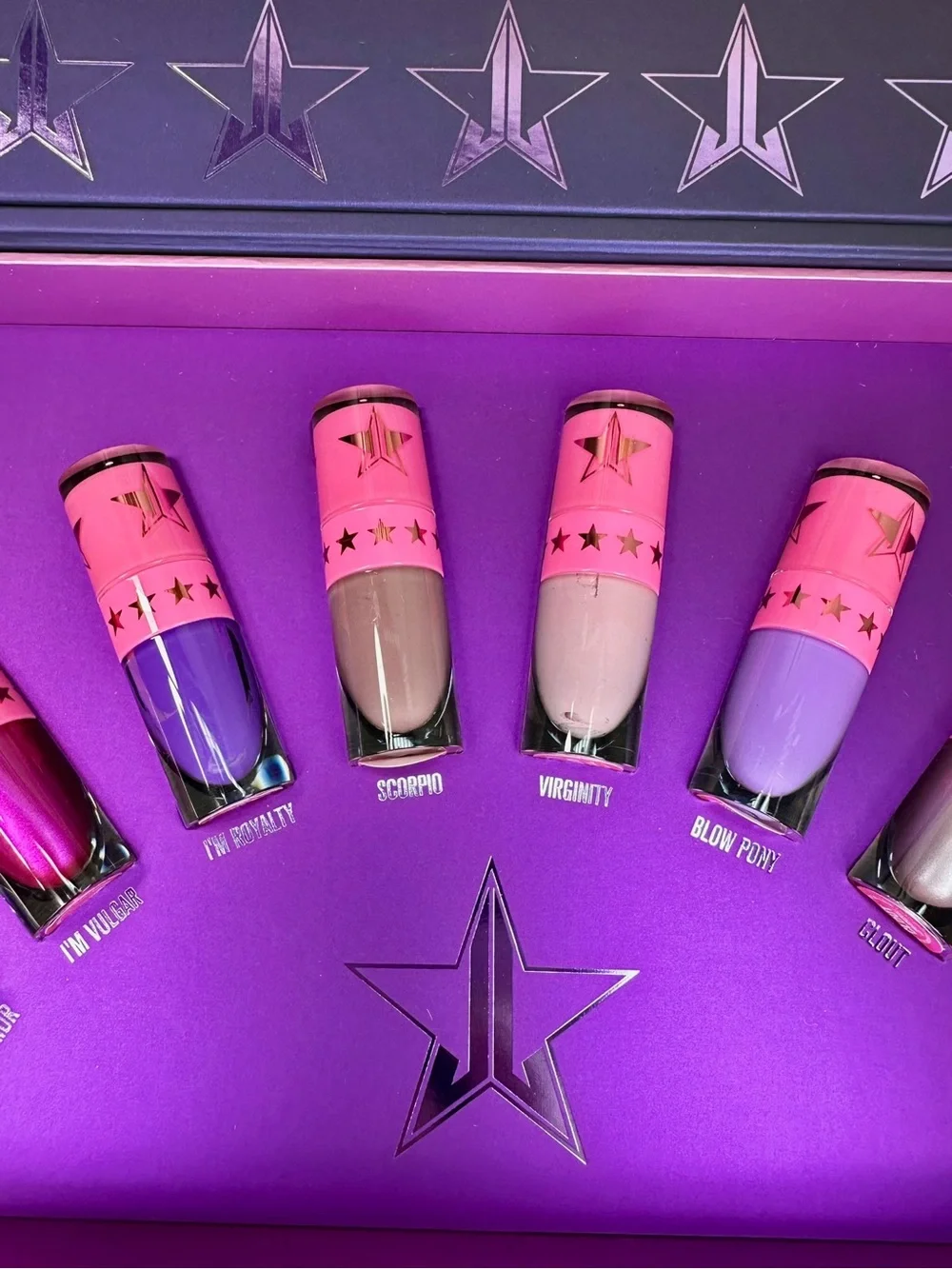 BNIB Jeffree Star Mini Velour Liquid Lipstick Set (Queen B*tch)